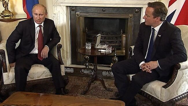Путин на встрече с Кэмероном поделился впечатлениями от олимпийского Лондона