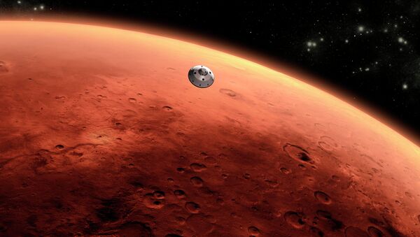 Curiosity направляется в атмосферу Марса