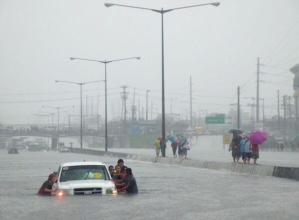 Последствия ливневых дождей на Филиппинах