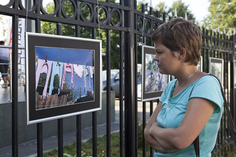 Тема блиц-конкурса в этом году - «Дети в городе». На фото: в