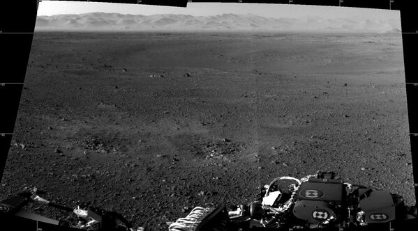 Снимок поверхности Марса, сделанный марсоходом Curiosity