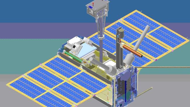 Общий вид микроспутника Чибис-М