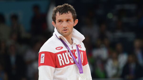 Россиянин Бесик Кудухов, завоевавший серебряную медаль. Архивное фото