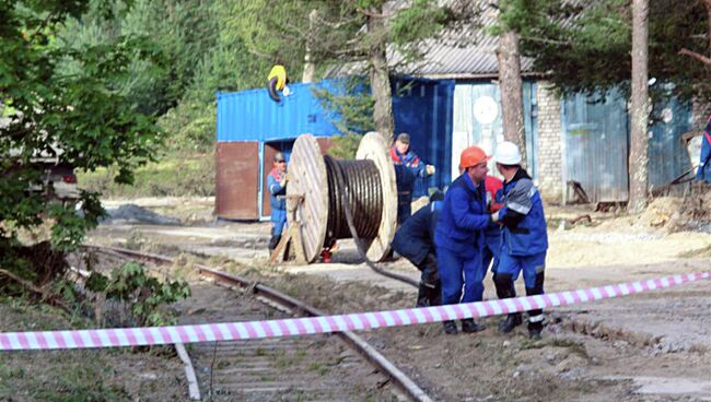 Работы по восстановлению Маткожненской ГЭС и в поселке Сосновец Беломорского района