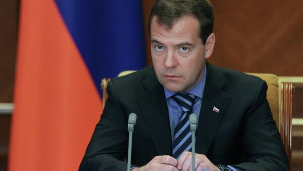 Д.Медведев провел совещании по проблемам космической отрасли