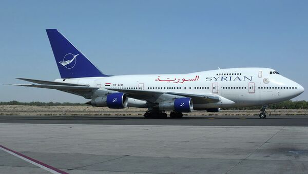 Самолет сирийской авиакомпании Syrian Arab Airlines. Архив