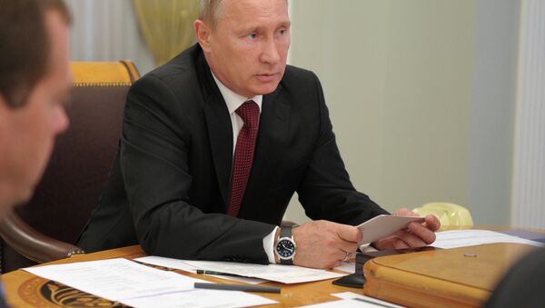 Президент России Владимир Путин . Архив