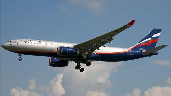 Самолет Airbus A330-200 компании Aeroflot. Архив