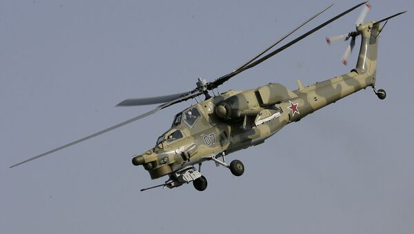 В Моздоке аварийно сел новейший вертолет Ми-28Н