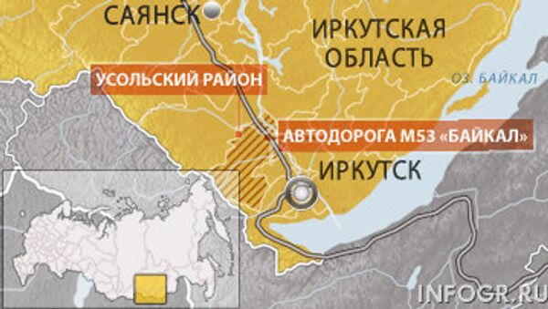 Маршрутка перевернулась в Иркутской области, пострадали шестеро