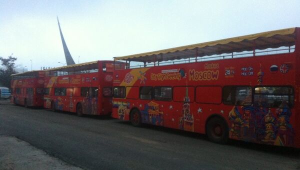 Двухэтажные экскурсионные автобусы в Москве