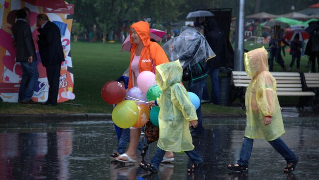 Фестиваль детского творчества в Парке Горького в Москве