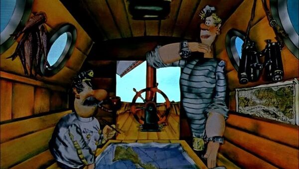 Кадр из мультфильма «Приключения капитана Врунгеля» (1976), архивное фото