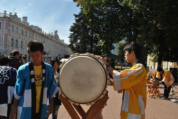 Мастер-класс игры на японских барабанах в Нижнем Новгороде