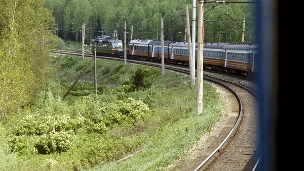 Движение поездов на Транссибе. Архивное фото