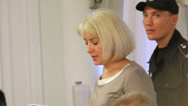Гособвинитель Оксана Дрогобицкая на заседании Высшего специализированного суда Украины