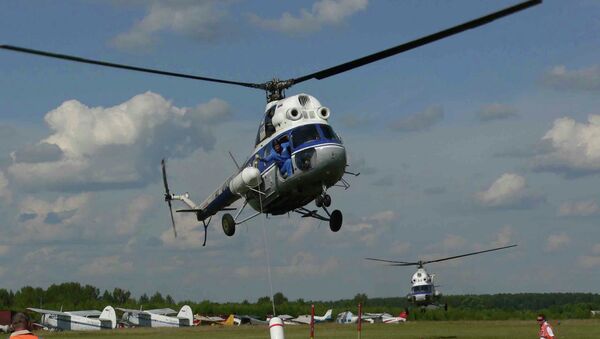Вертолет, принадлежащий ОАО «Вертолёты России»