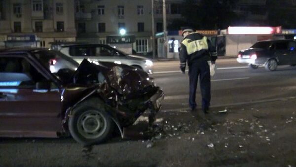 На Бутырской улице в Москве столкнулись пять легковых автомобилей