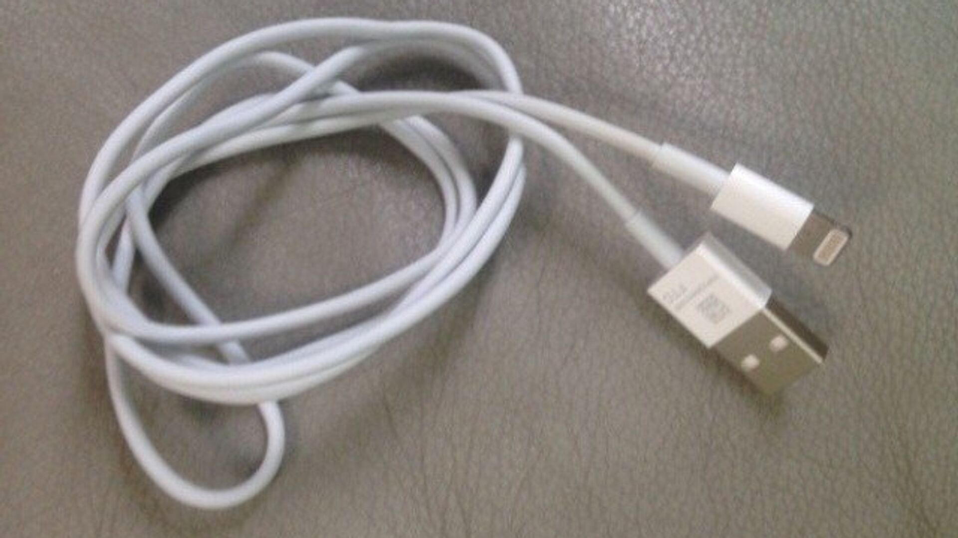 USB-кабель, предположительно для нового поколения смартфонов Apple iPhone - РИА Новости, 1920, 05.03.2022