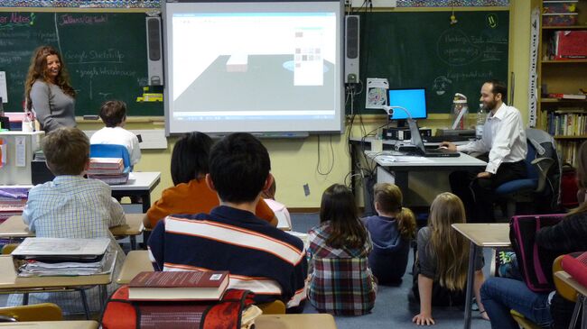 Школьный урок в Германии