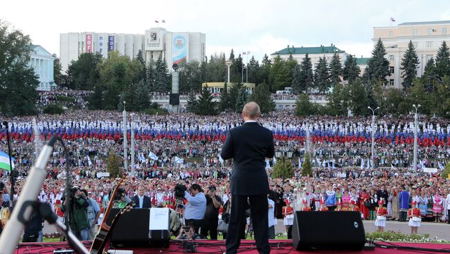 Рабочий визит В.Путина в Приволжский федеральный округ