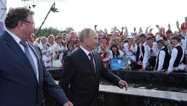 Рабочий визит В.Путина в Приволжский федеральный округ