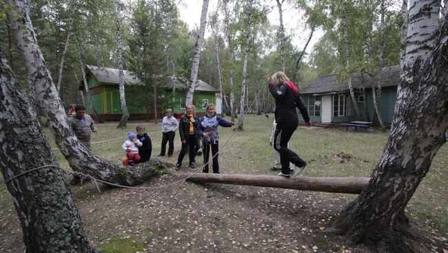 Семейный палаточный лагерь в Омске 