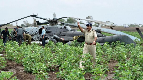 Столкновение вертолетов ВВС Индии в штате Гуджарат