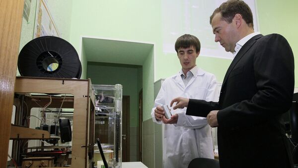Дмитрий Медведев посетил Санкт-Петербургский государственный технологический институт