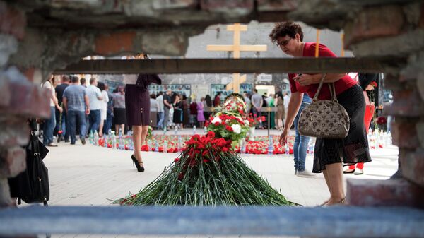 Акция памяти, посвященная восьмой годовщине теракта в Беслане