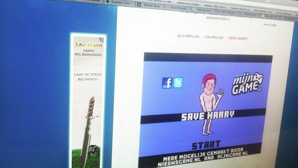 Компьютерная игра Save Harry  на нидерландском сайте  Mijn Game