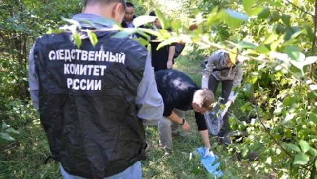 Место, где было обнаружено тело пропавшей школьницы в Забайкалье