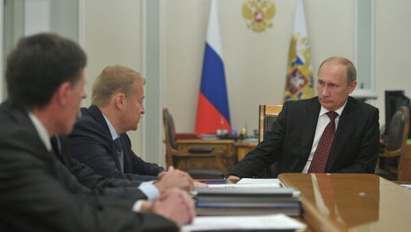 Встреча В.Путина с Л.Маркеловым