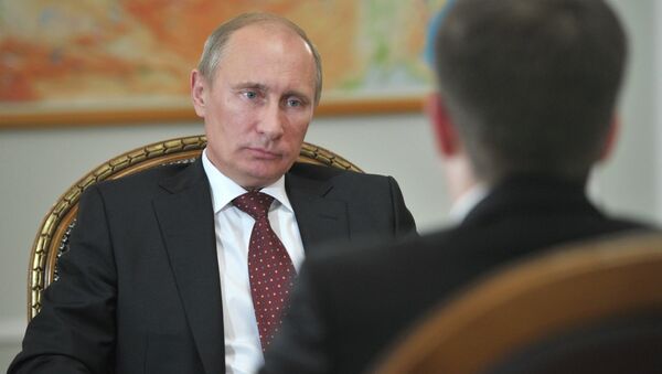 Встреча В.Путина и Н.Никифорова