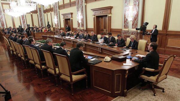 Заседание правительства России