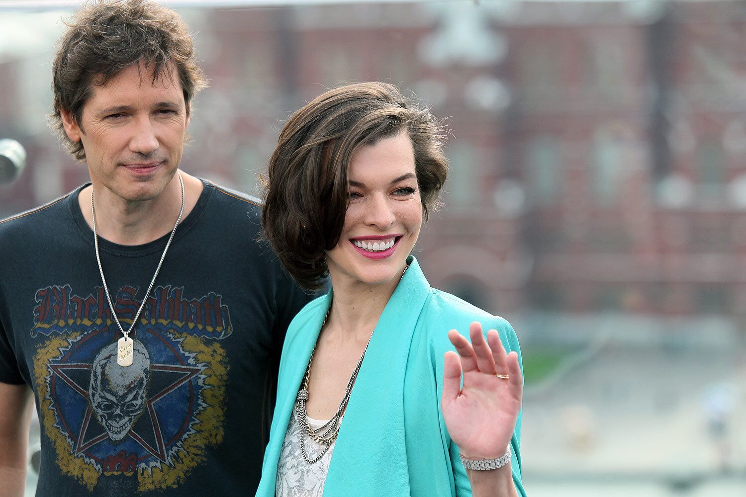 Актриса Милла Йовович и режиссер Пол У.С. Андерсон Актриса Милла Йовович и режиссер Пол У.С. Андерсон - РИА Новости, 1920, 27.10.2025