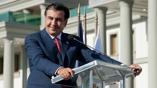 Президент Грузии Михаил Саакашвили, архивное фото