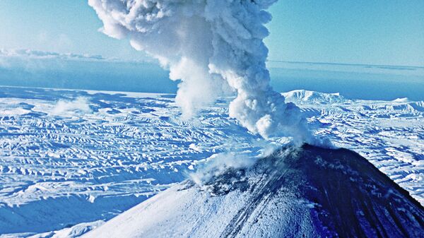 Вулкан Ключевская сопка. Архивное фото