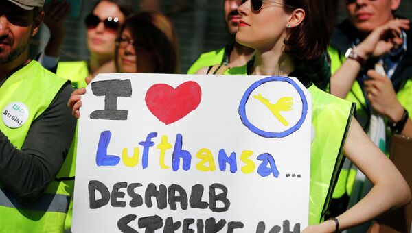 Забастовка работников компании Люфтганза