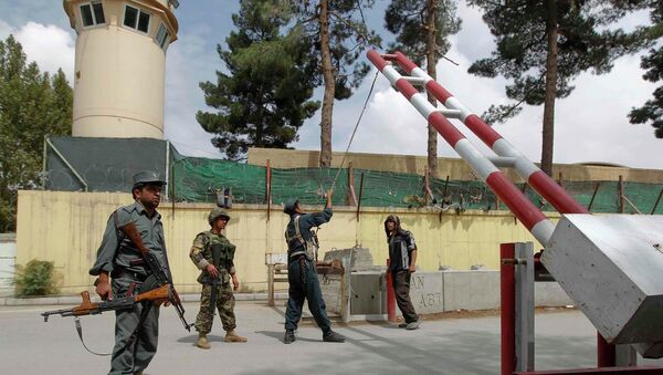 У ворот военной базы США в Кабуле. Архивное фото
