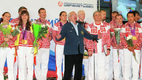 Встреча сборной России с XIV Паралимпийский летних игр 2012