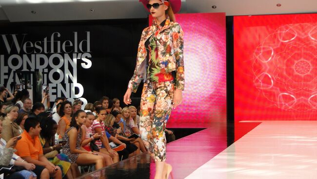 Мода Лондон показ Westfield Fashion Weekend