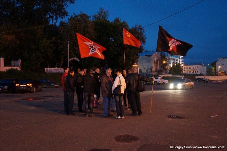 В воскресенье, 9 сентября, в Иваново прибыли участники оппоз