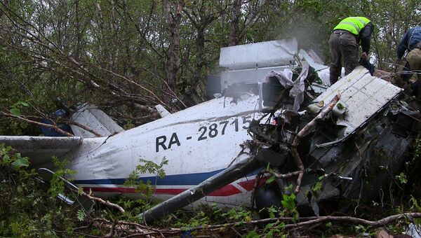 Самолет Ан-28, потерпевший крушение на Камчатке 