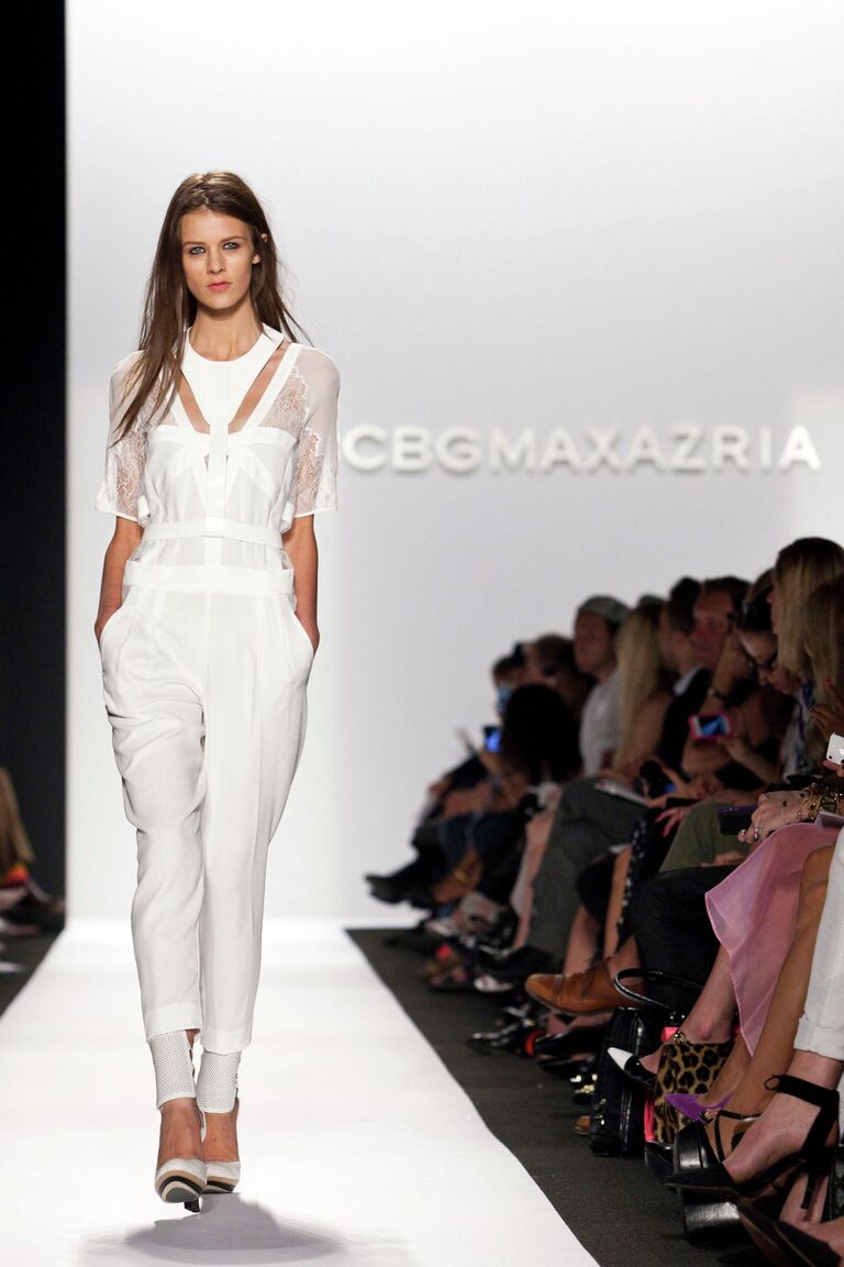 Показ коллекции BCBGMAXAZRIA на неделе моды в Нью-Йорке