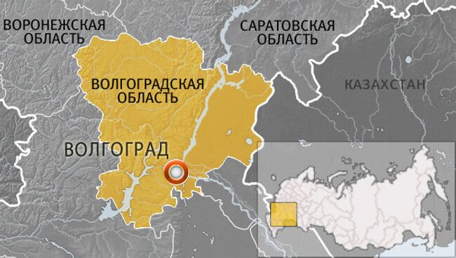 Карта Волгограда
