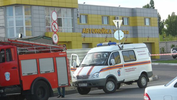 Взрыв на автомойке в Волгограде