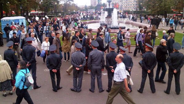 Акция Марш миллионов в Москве
