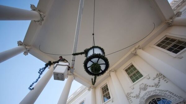 Белый дом - официальная резиденция президентов США. Архивное фото