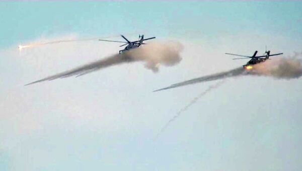  Захвативших село бандитов разгромили штурмовики Су-25 и вертолеты Ми-24